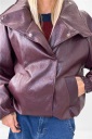 giubbotto biker effetto pelle seoul